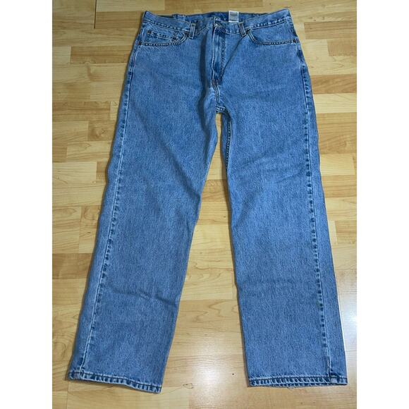 Levi's Other - Levis 505 VTG Light Wash 40X32 Regular Fit Rare Blank Red Tag